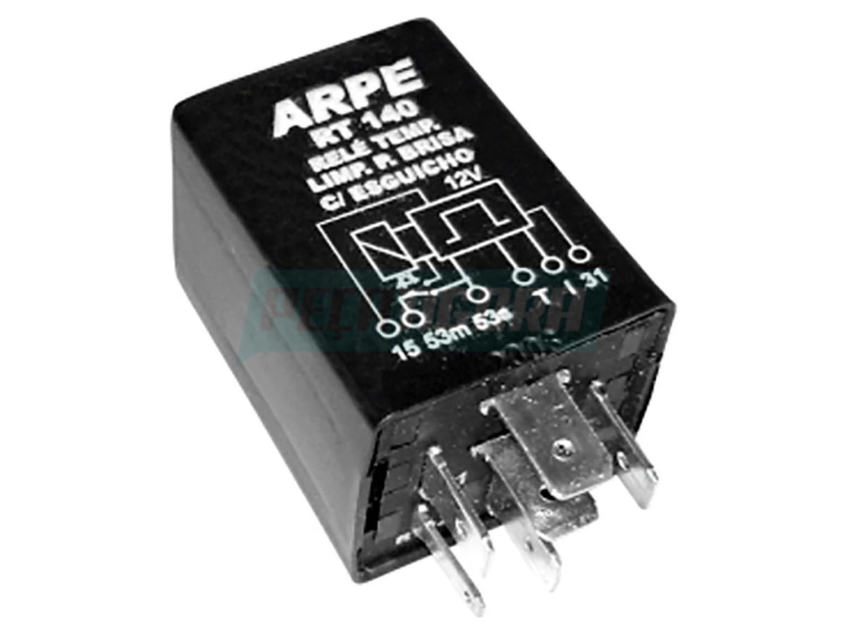 RELE TEMPORIZADOR LIMPADOR VIDRO DIANTEIRO COM ESGUILHO 12V VW / FORD / MAN 12V 