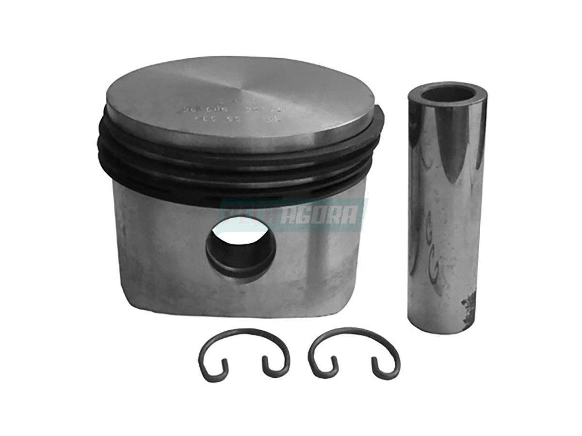 PISTAO COM ANEL COMPRESSOR LK15 75MM MB CAMINHAO L1214 L1414 L1618 (0001302217)