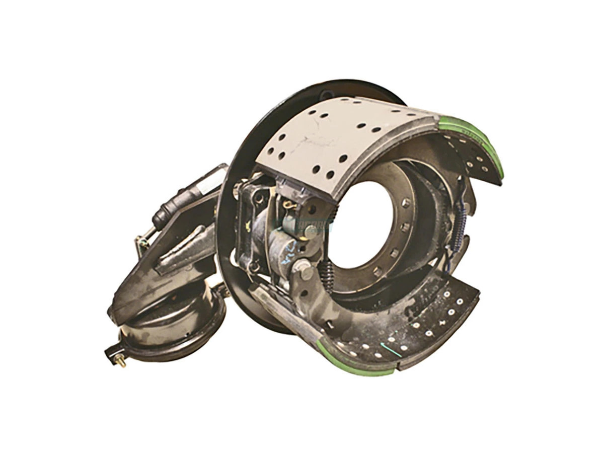 CONJUNTO FREIO DIANTEIRO LE ESQUERDO LONA 15X7 QP CATRACA MECANICA PNEUS 275 VW 