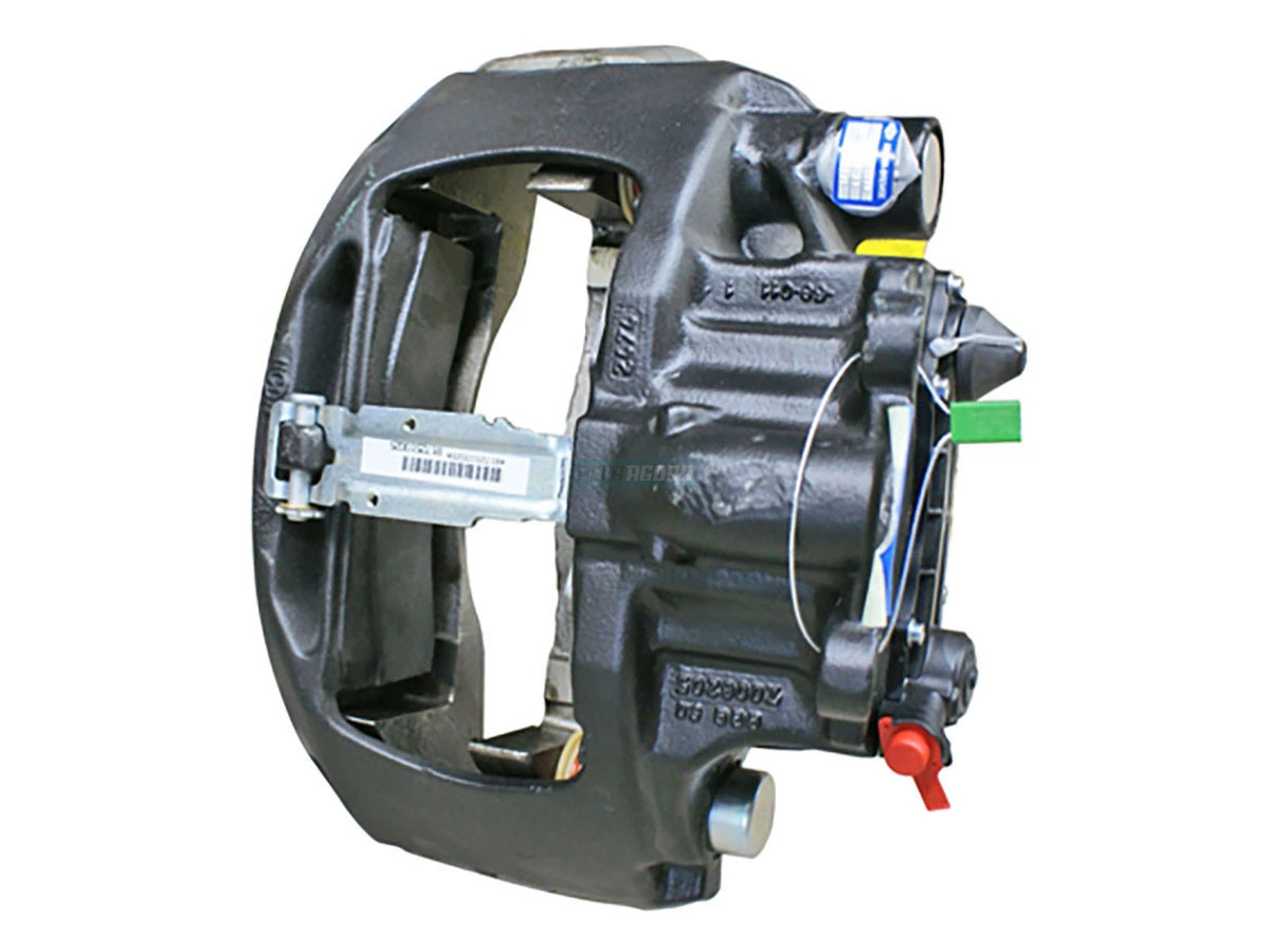 PINCA FREIO DIANTEIRA LE ESQUERDO COM PASTILHAS MB 1938S 1944S AXOR 1933 2035 20