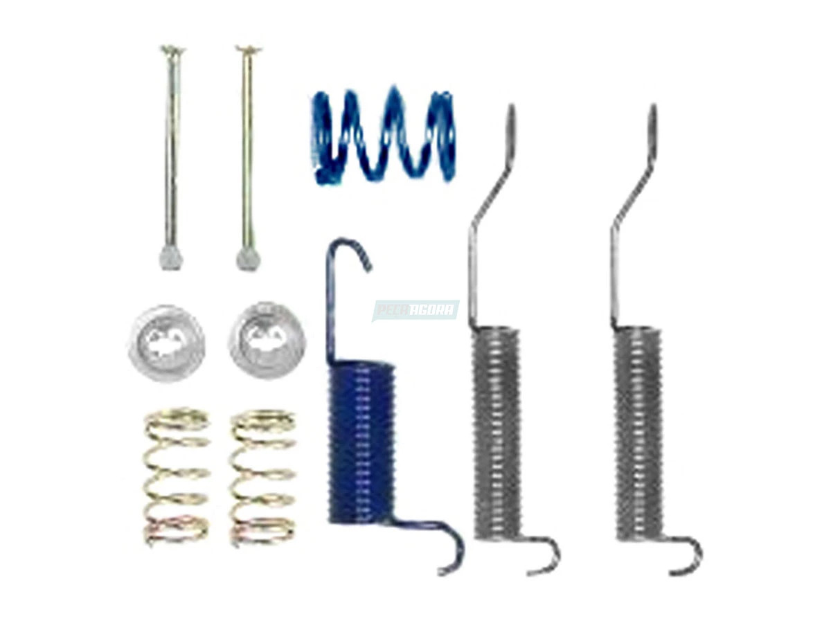 JOGO MOLA SAPATA FREIO TRASEIRO COMPLETO FORD F1000 (BF2C2K035A)