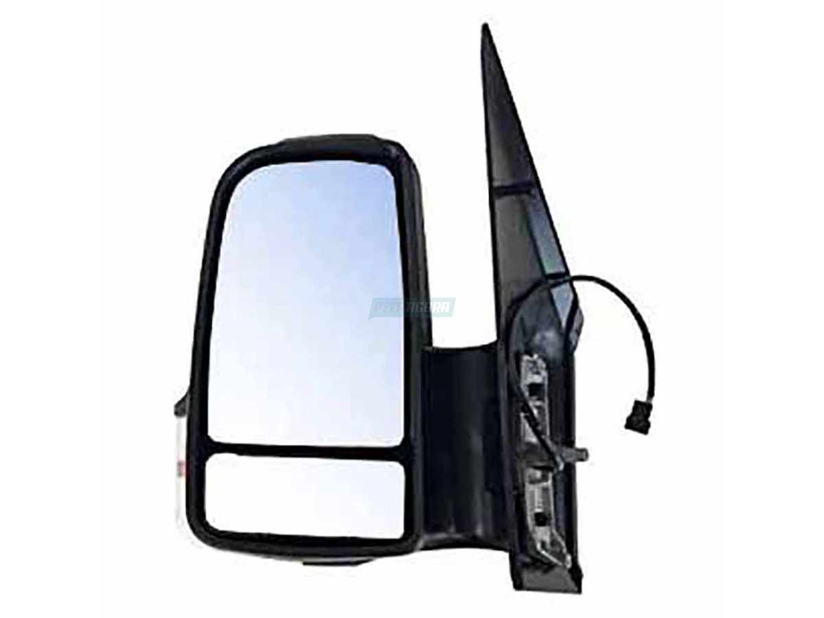 ESPELHO RETROVISOR LD COMPLETO BRACO CURTO MANUAL MB SPRINTER 415 / 515 ANO 2013