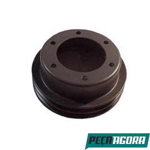 POLIA HELICE VENTILADOR MENOR 6 FUROS CHAPA PARA SCANIA HW R112 R113 (1348067)