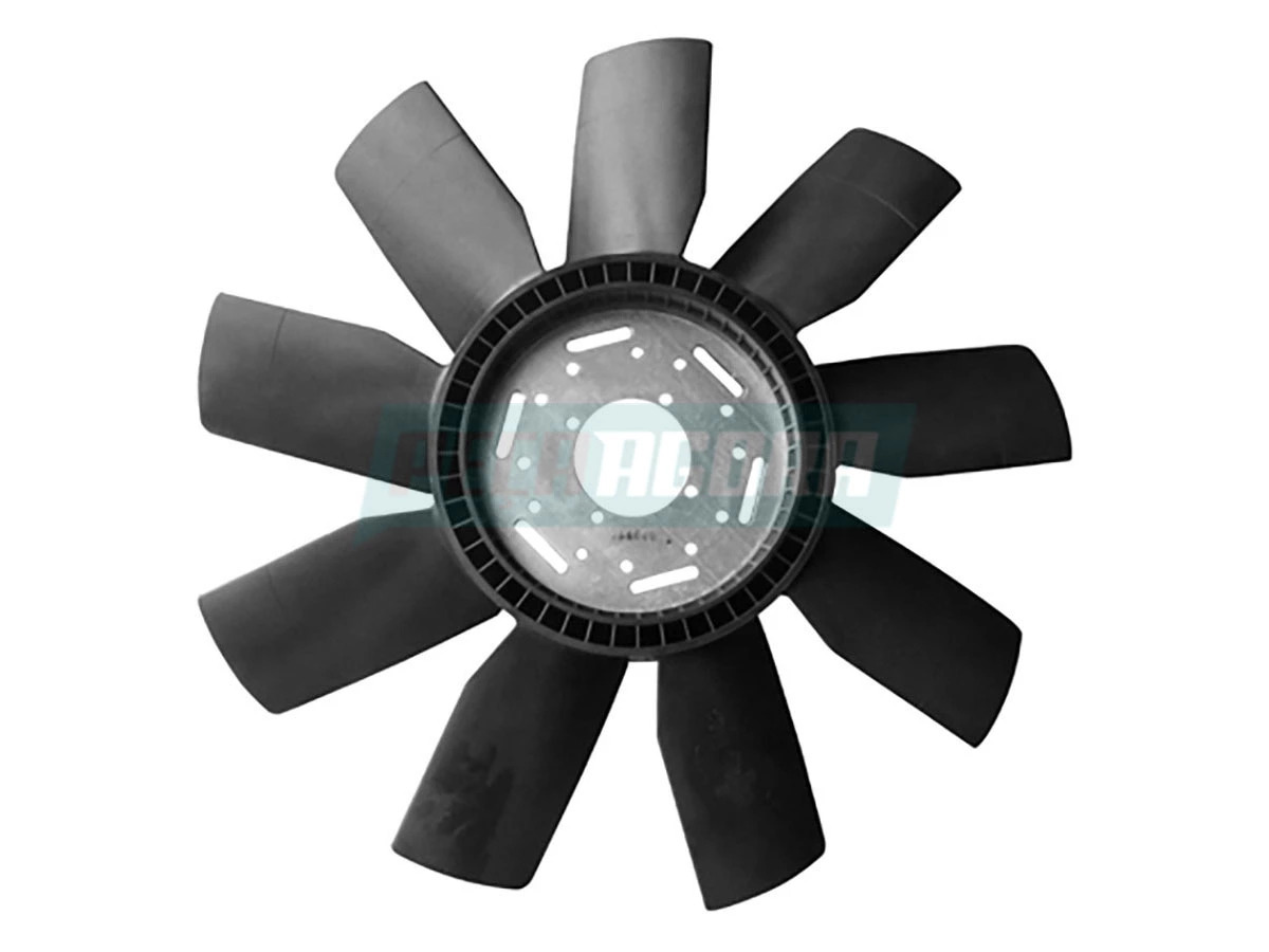 HELICE RADIADOR 9 PAS 600MM DIAMETRO SEM ARCO MBB ACCELO 715 / 910 / 915 MB ACCE