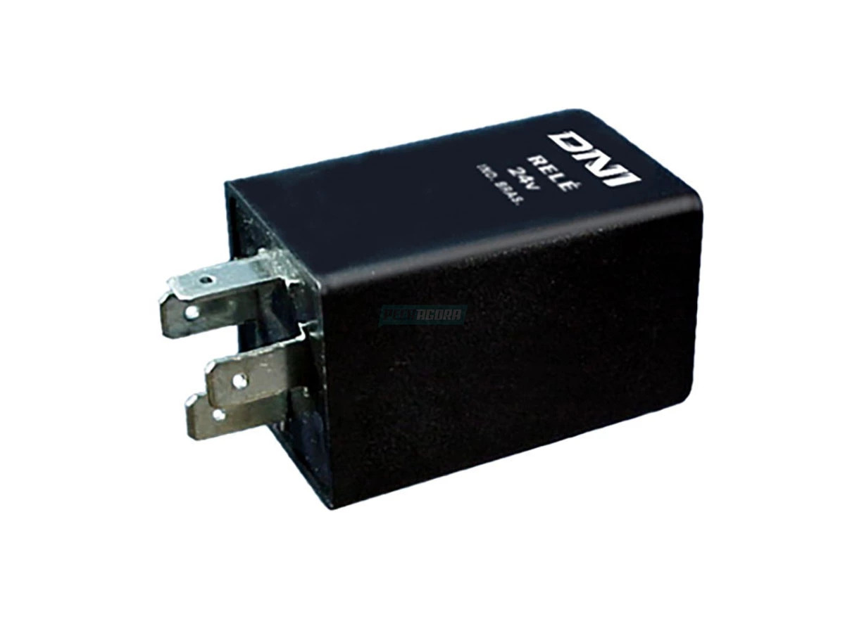 RELE PARADA SOLICITADA 10A 24V ONIBUS BUSSCAR 4 TERMINAIS SEM SUPORTE (9980660,)