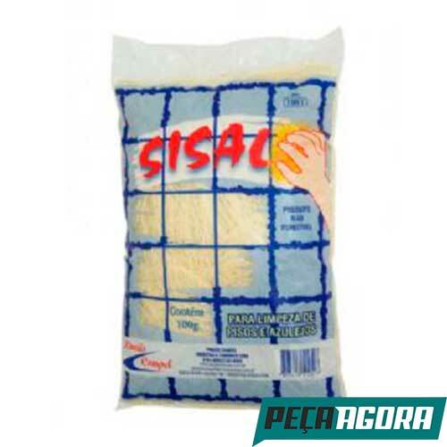 BUCHA DE SISAL 100GR PARA LIMPEZA (7235CC)