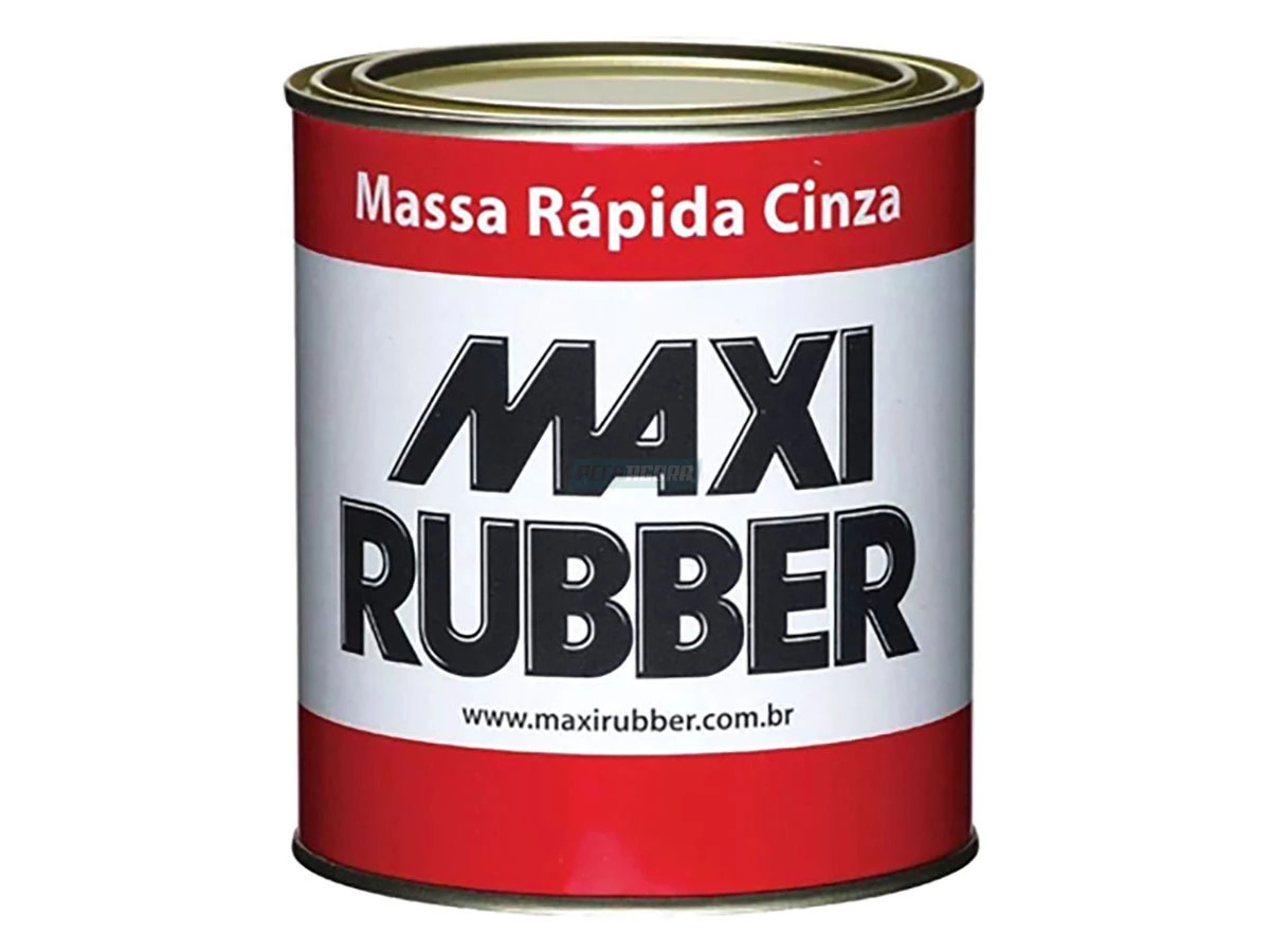 MASSA RAPIDA CINZA MAXI RUBBER (MR01002)