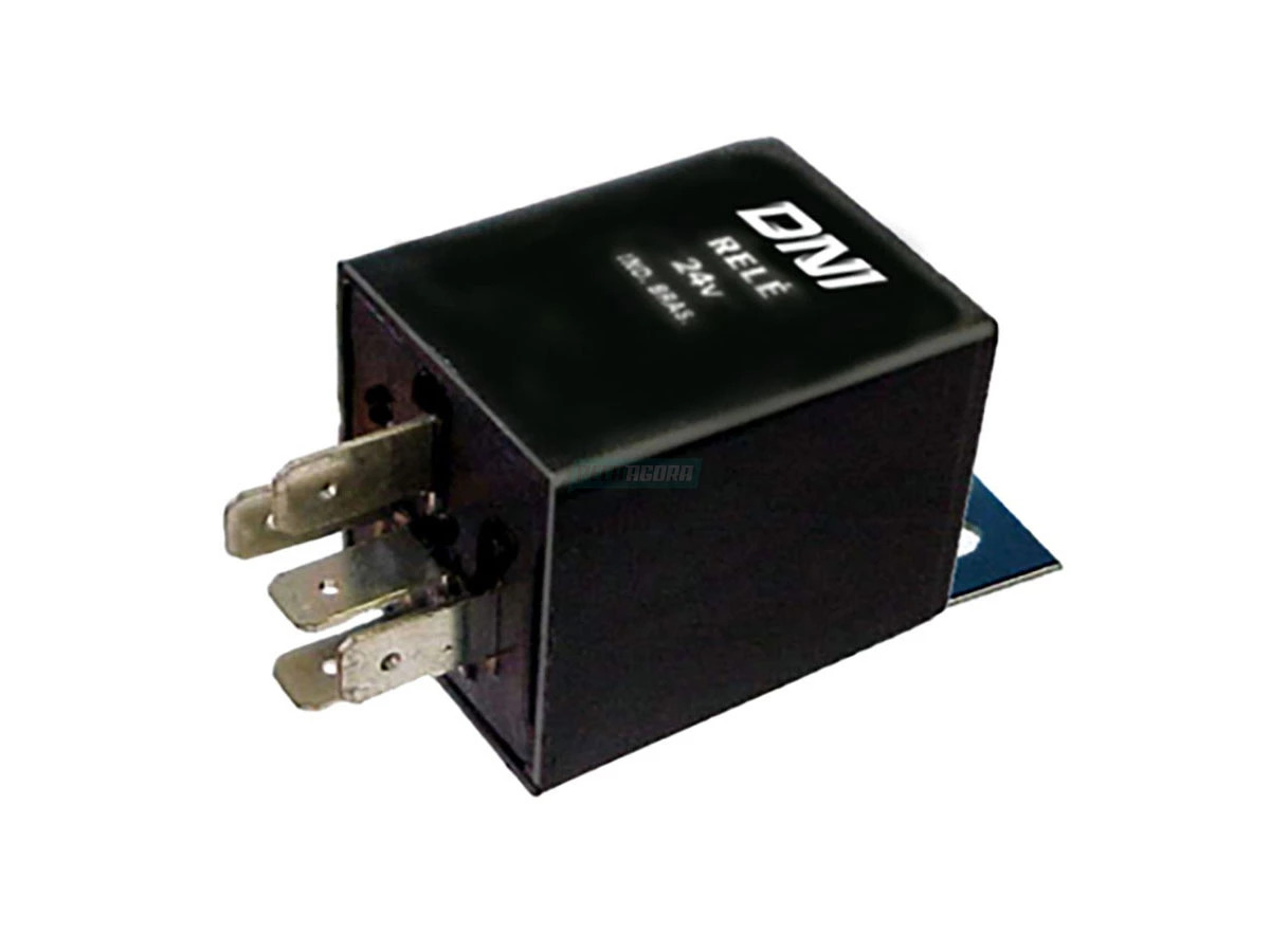 RELE TEMPORIZADOR PARADA MOTOR 24V MB CAMINHoES - ONIBUS 24 VOLTS 5 TERMINAIS CO