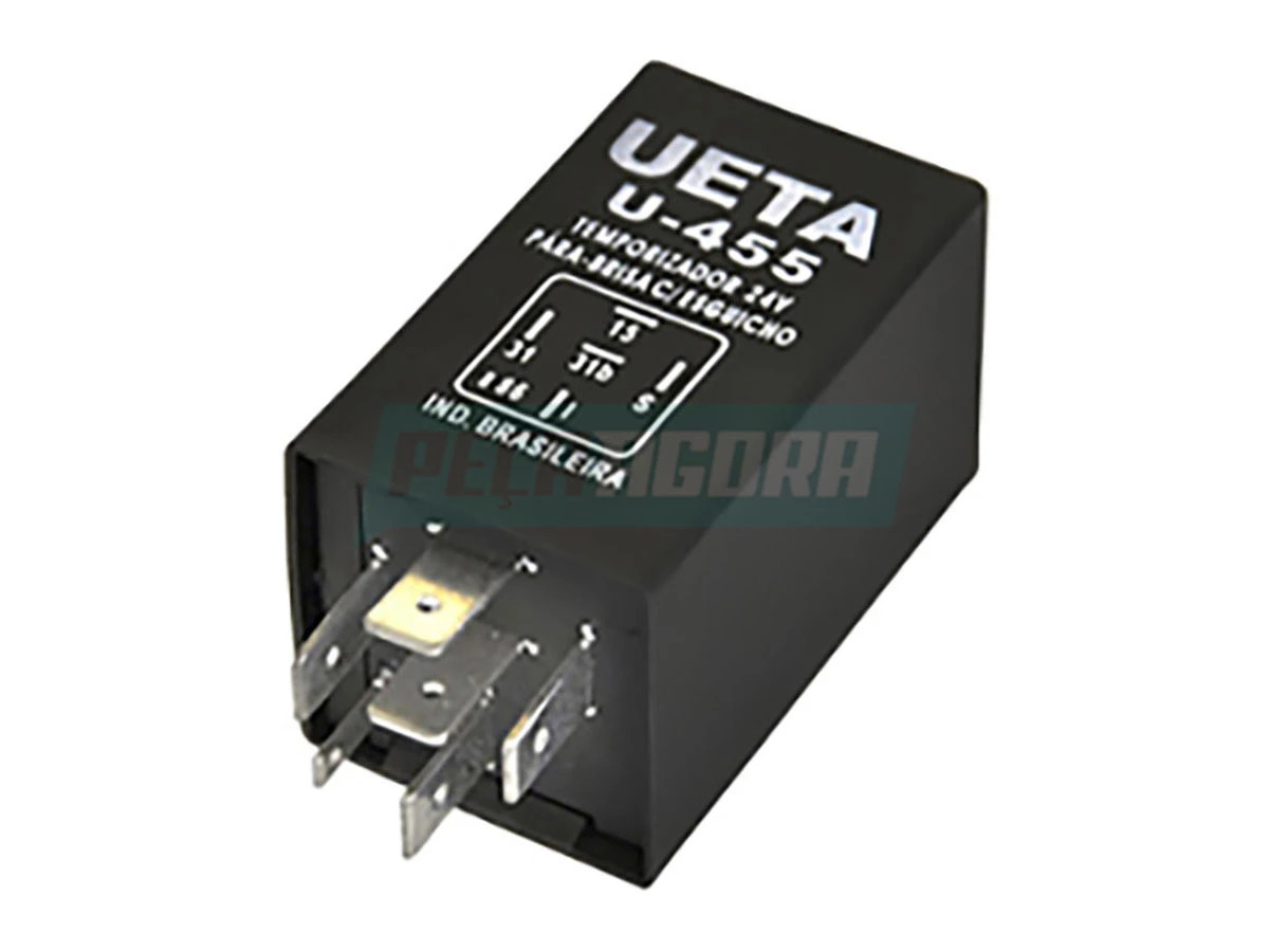 RELE TEMPORIZADOR LIMPADOR PARA-BRISA ONIBUS - CAMINHOES 24 VOLTS 6 TERMINAIS MB