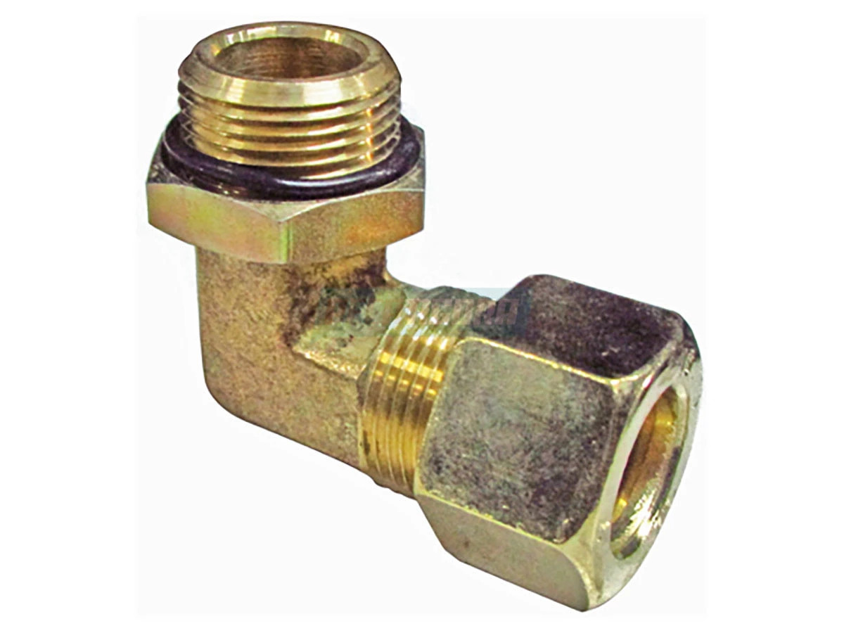 COTOVELO COMPRESSOR AR M22X16X1.5 VW AGRALE W8 W9 MOTOR EURO V TUBO NYLON 16MM R