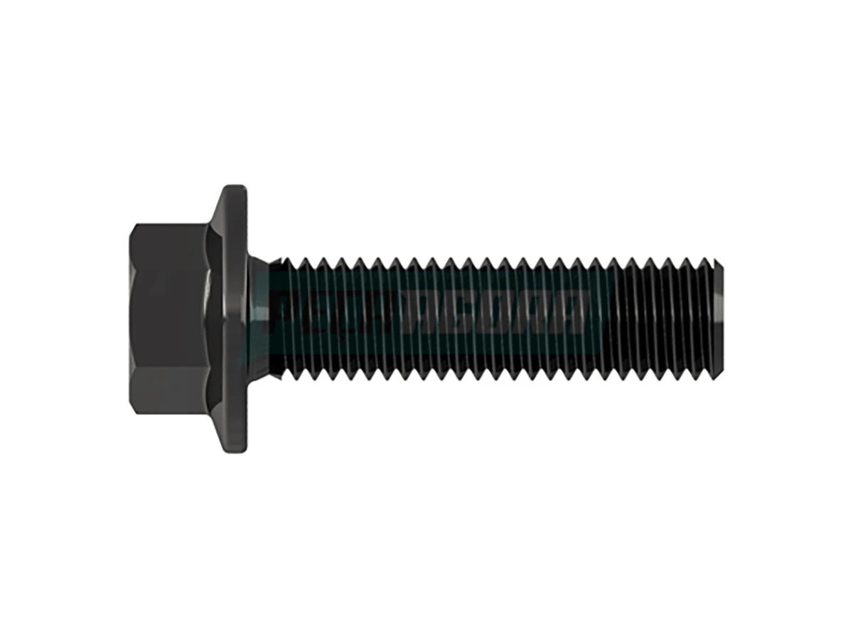 PARAFUSO SEXTAVADO FLANGEADO M14X45x1,5 DIN 6921 ROSCA INTEIRA ACO 10.9 (9101050