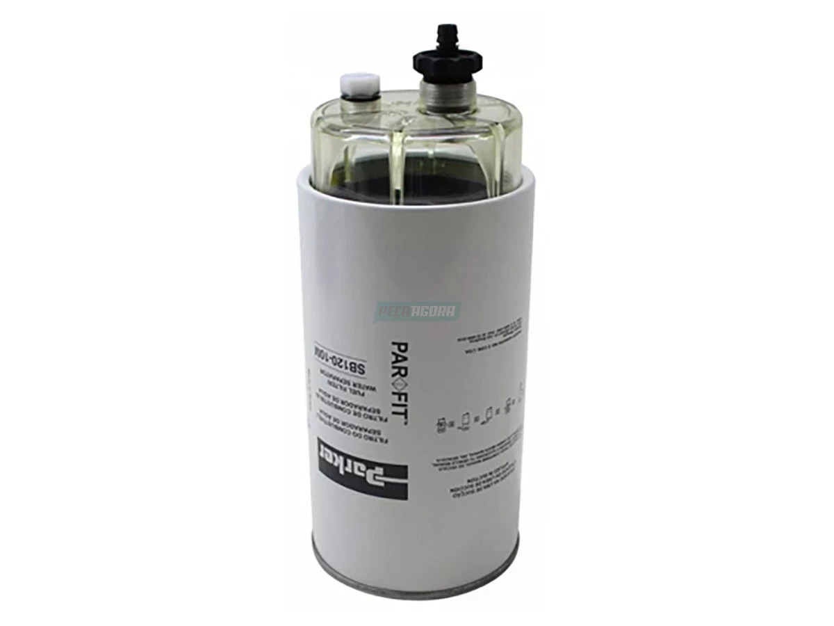 FILTRO SEPARADOR AGUA COM COPO FIXO PARA SCANIA P114 R114 T114 P124 R124 T124 G3