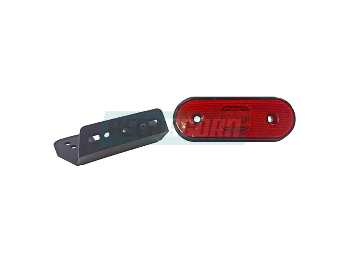 LANTERNA LATERAL COM SUPORTE RET FACCHINI LED CARRETAS FACCHINI VERMELHA (ML3194