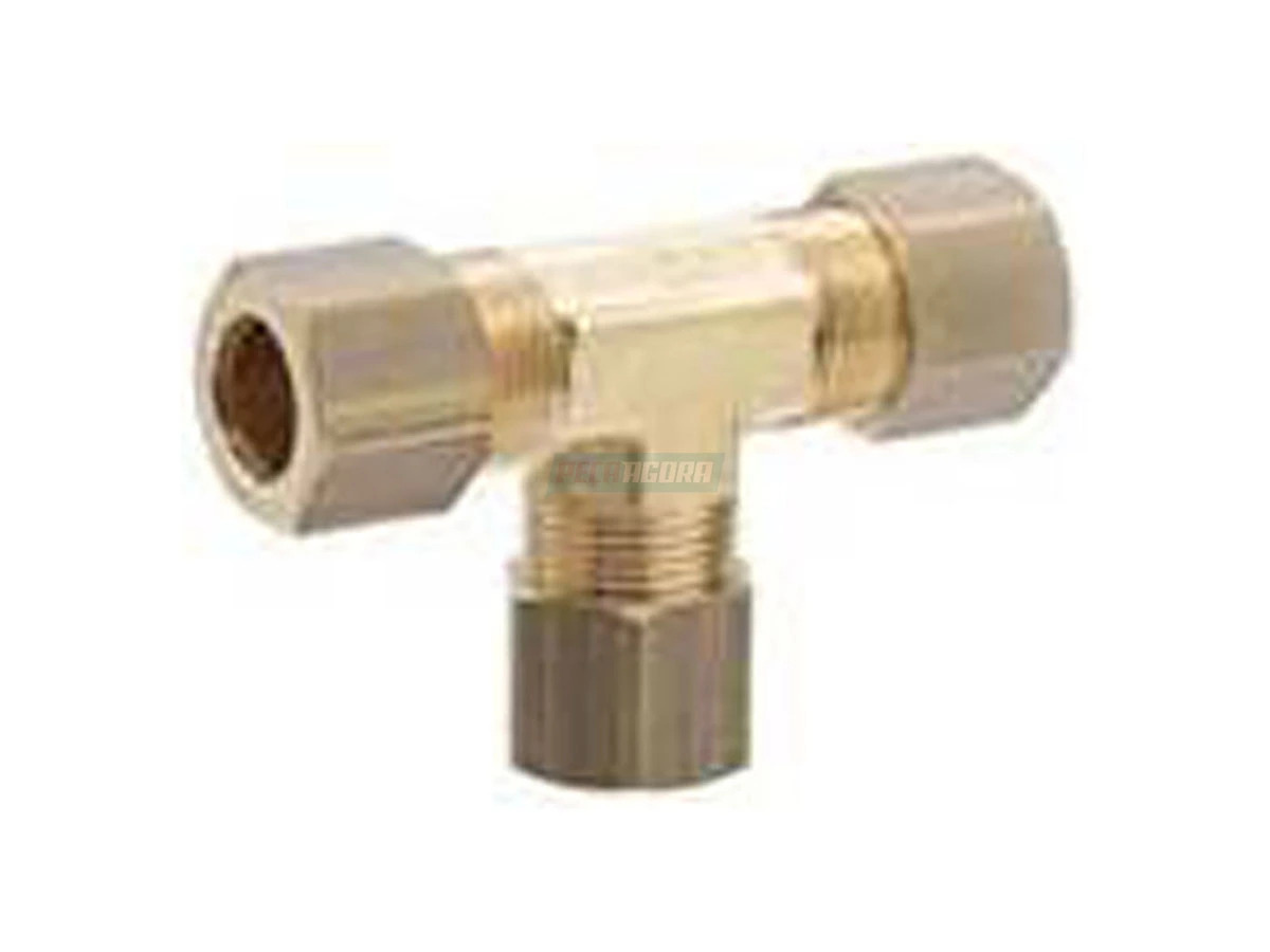 TEE UNIAO 16MM MONTADO INSTALACAO AR SISTEMA FREIO TODAS CARRETAS (ML3203)