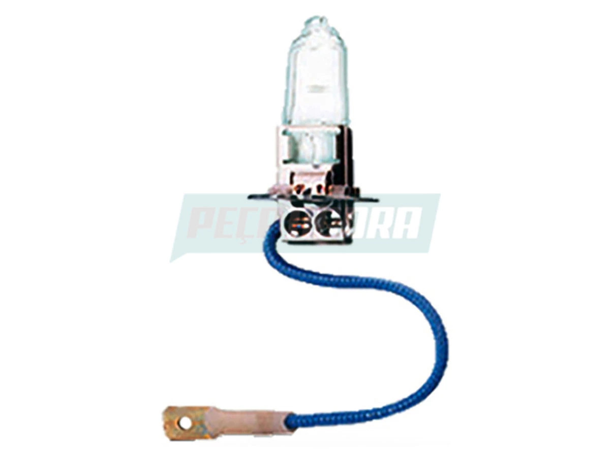 LAMPADA H3 12V 55W COM RABICHO FAROL BAIXO FAROL ALTO LAMPEJO FAROL NEBLINA (ML0