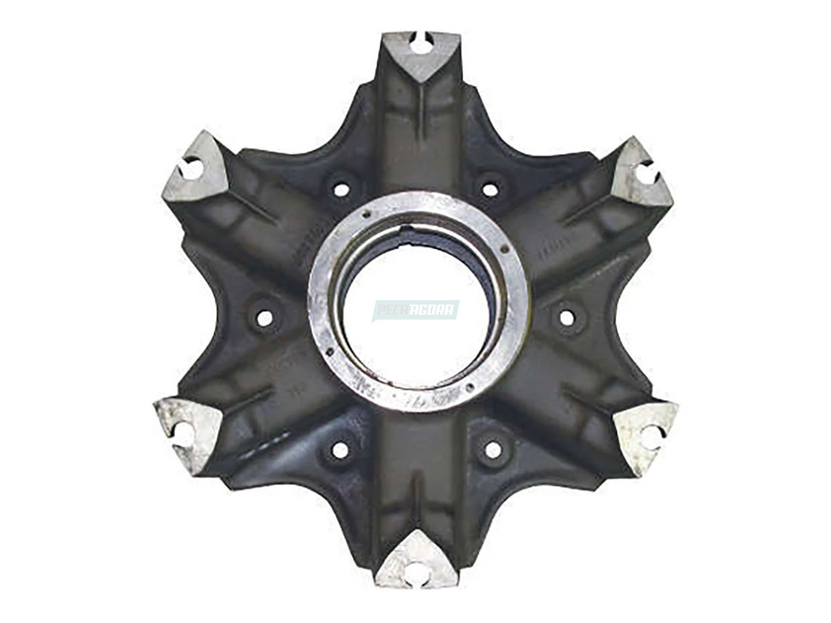 CUBO RODA RAIADO CARRETAS RANDON APOS 1994 ARO 22 6 RAIOS 6 FUROS DIAMETRO 17MM 