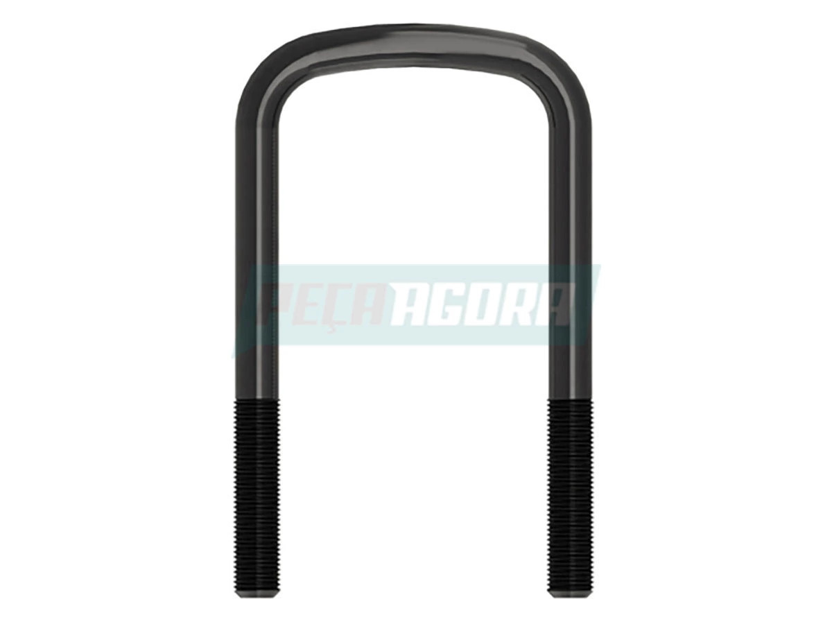 GRAMPO MOLA TRASEIRO COM PORCA 5/8X72X200D ACO 10.9 MB LO 7 TON ONIBUS LO 8 TON 