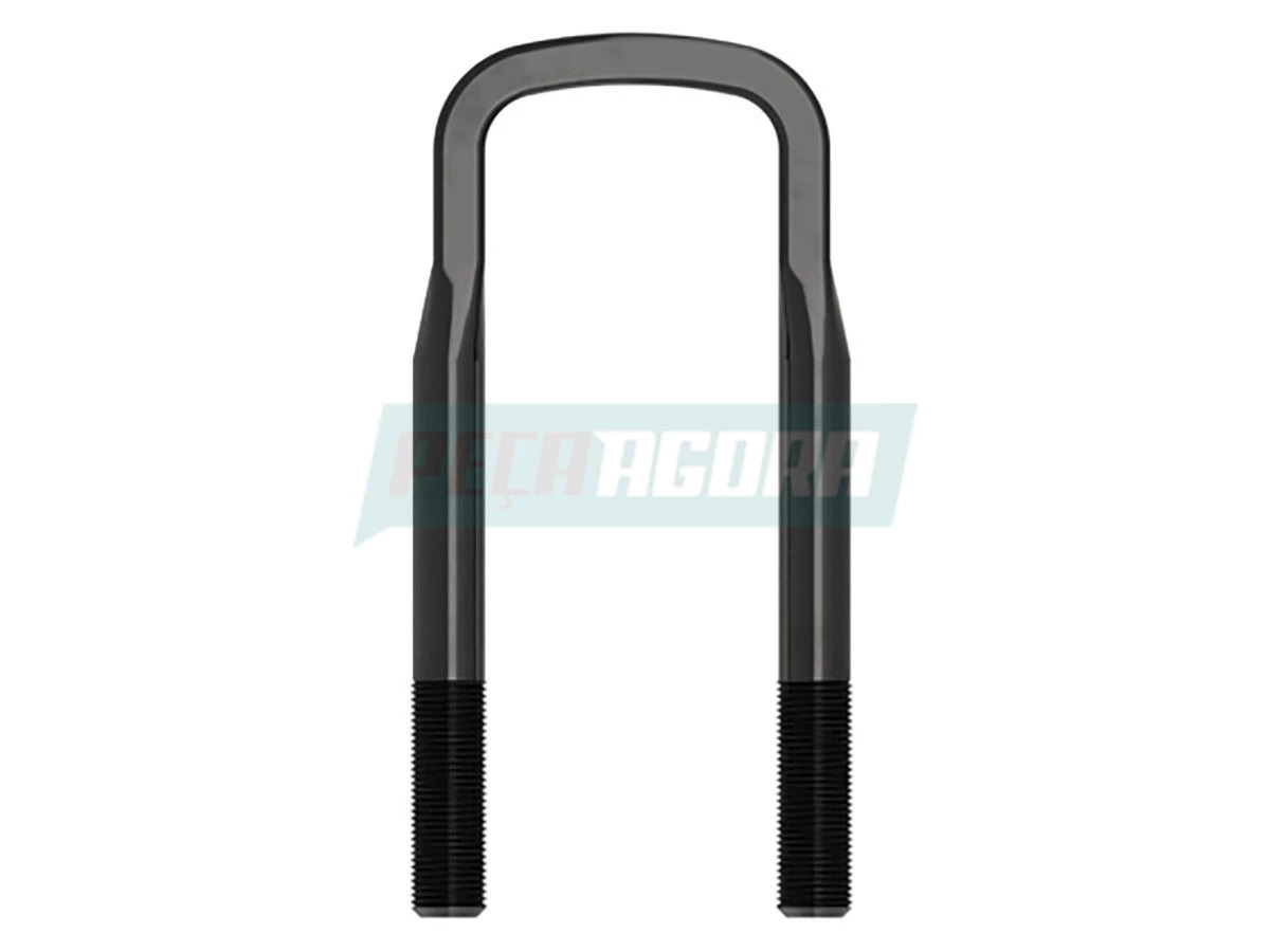 GRAMPO MOLA DIANTEIRO COM PORCA 18X82X250DA MB ACO 10.9 OF 11 TON ONIBUS OF 13 T