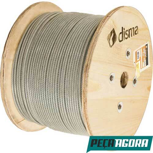 CABO DE ACO VONDER COM 100M 2,4MM 3/32 PLASTIFICADO (15830CC)