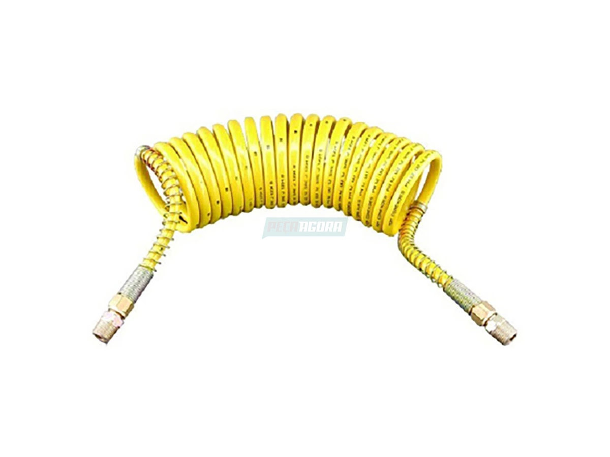 MANGUEIRA ESPIRAL COM TRAMA AMARELA 11/16 4,5 MTS (ML3280)