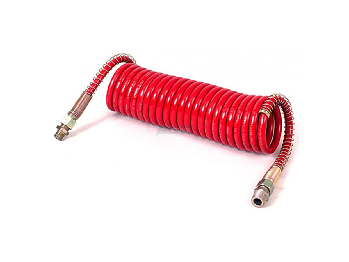 MANGUEIRA ESPIRAL COM TRAMA VERMELHA 11/16 6,5 MTS (ML3284)