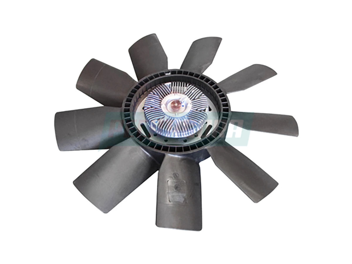 HELICE RADIADOR COMPLETA COM VISCOSA S610 9 PAS 600MM SEM ARCO MB ACCELO 815 MOT