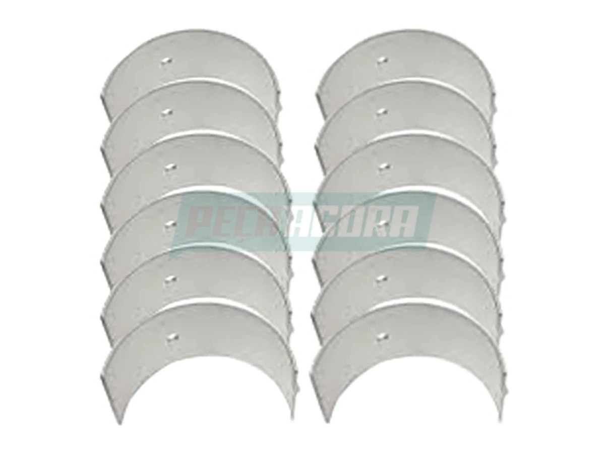 JOGO BRONZINA BIELA MOTOR 0,25 VOLVO D12 LARGURA 49MM MOTORES D12A B C D E TD12A