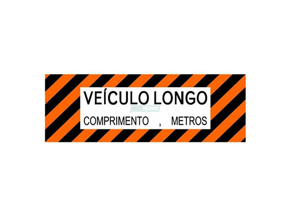FAIXA ADVERTENCIA VEICULO LONGO (07070800)
