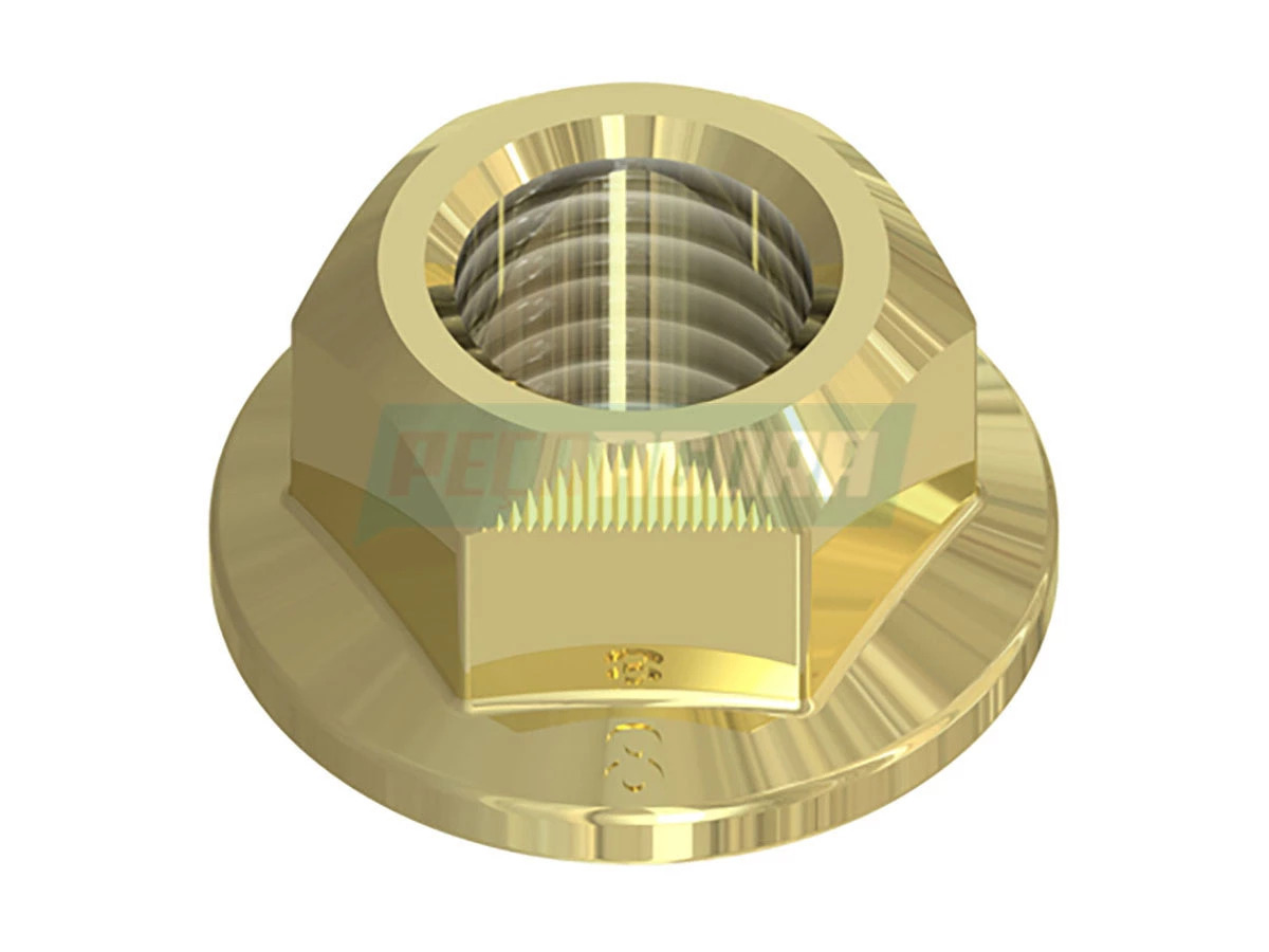 PORCA SEXTAVADA FLANGEADA TORQUE M6X1,00 DIN6927 ACO 8.8 (70011)