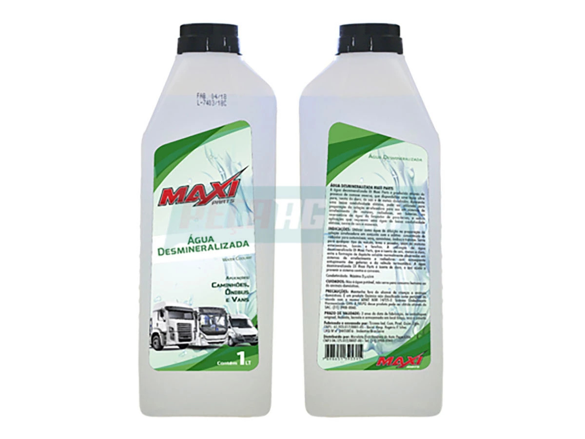 AGUA DESMINERALIZADA 1 LITRO USADO EM BATERIA E RADIADOR (WF99154)