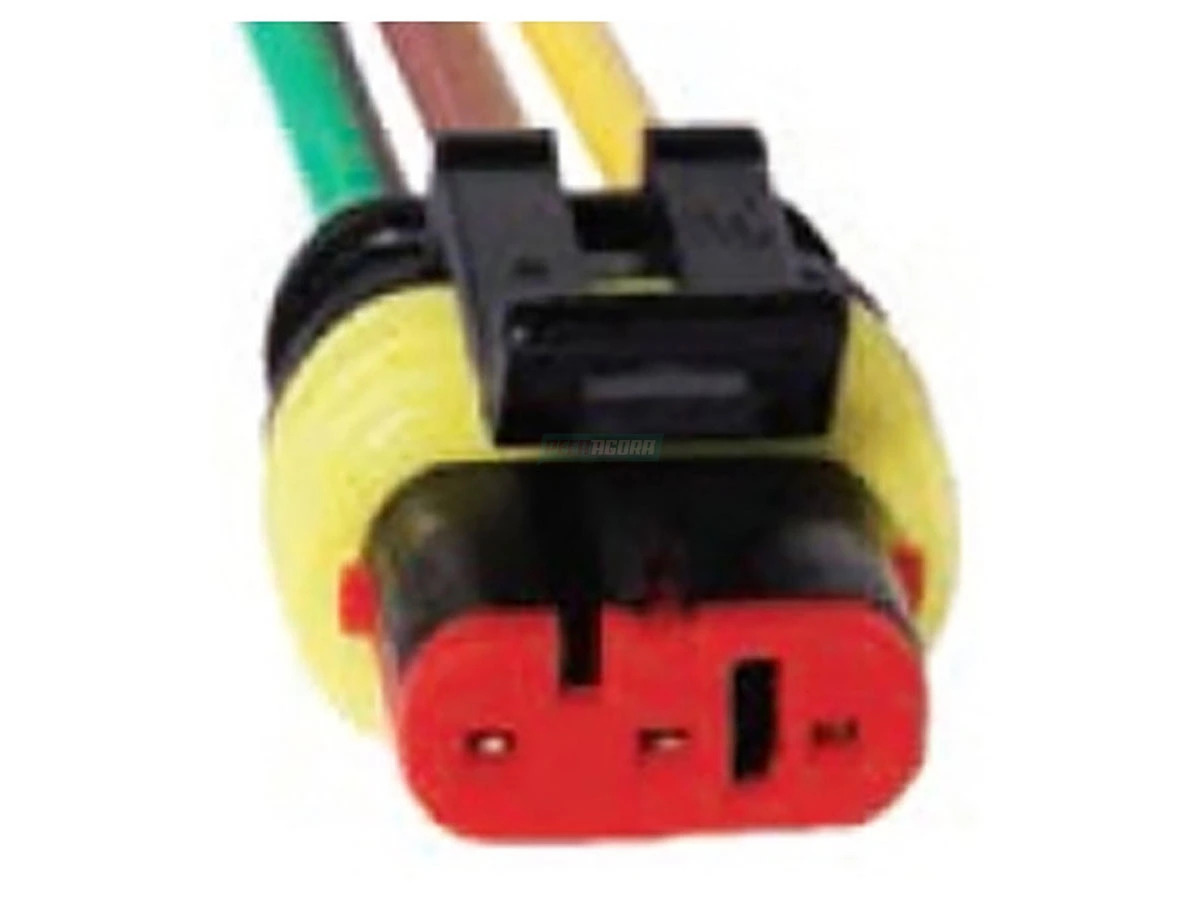 CHICOTE 3 POLOS COM TRAVA UNIVERSAL LANTERNA LATERAL LE ESQUERDO APLICA TERMINAL