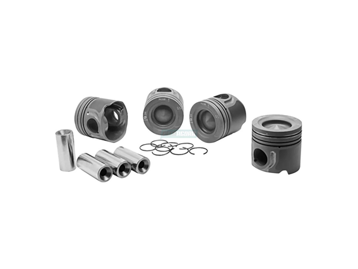 JOGO PISTAO MOTOR STD HYUNDAI HR 4 CIL EMBALAGEM 4 PISTÕES SEM ANEIS HYUNDAI 2.