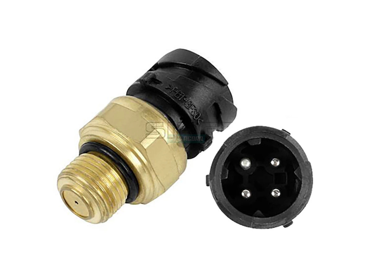 SENSOR PRESSAO CARTER 4 PINOS VOLVO FH13 / FM13 MOTOR D13 (20796744.)