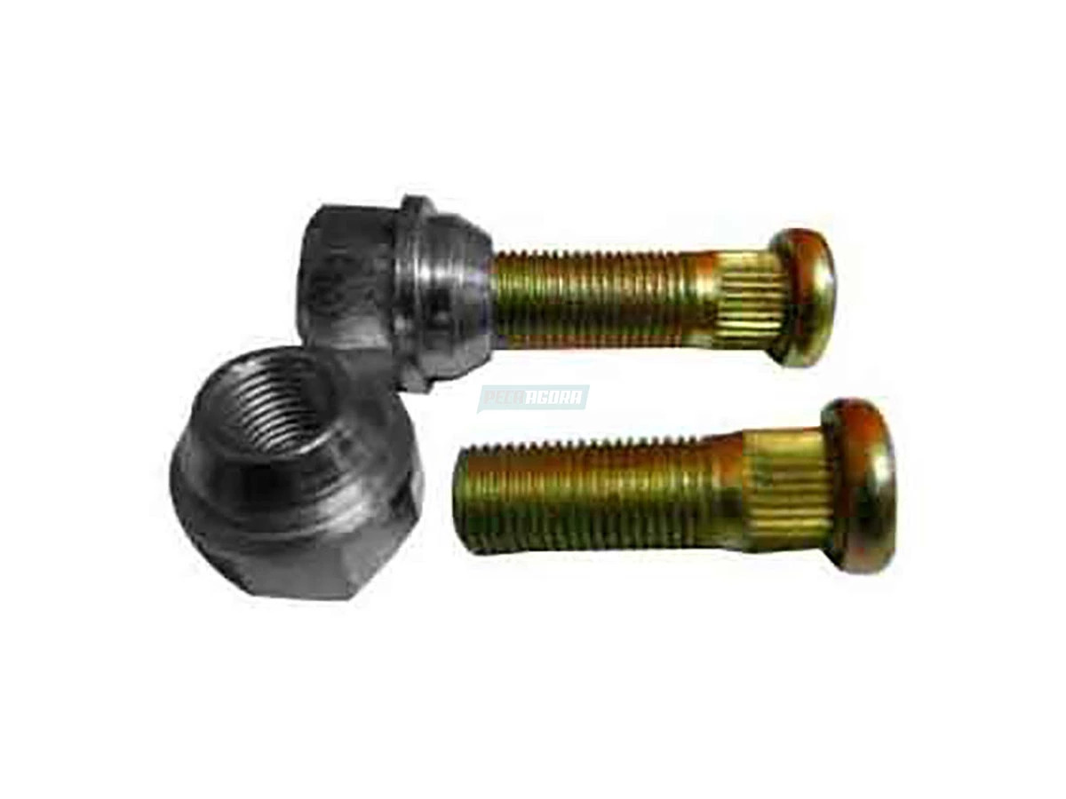 PARAFUSO RODA DIANTEIRO C/ PORCA HYUNDAI HR 2.5 8V 2005... M 14 (AG307)