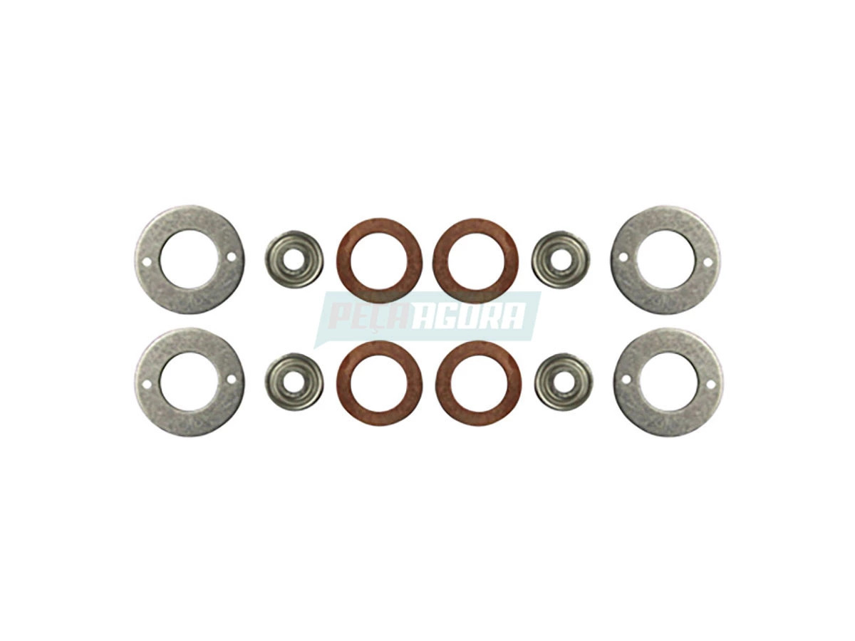 JOGO ARRUELAS BICOS INJETORES HYUNDAI HR 2.5 8V 2005... KIA K2500 2.5 8V 2005...