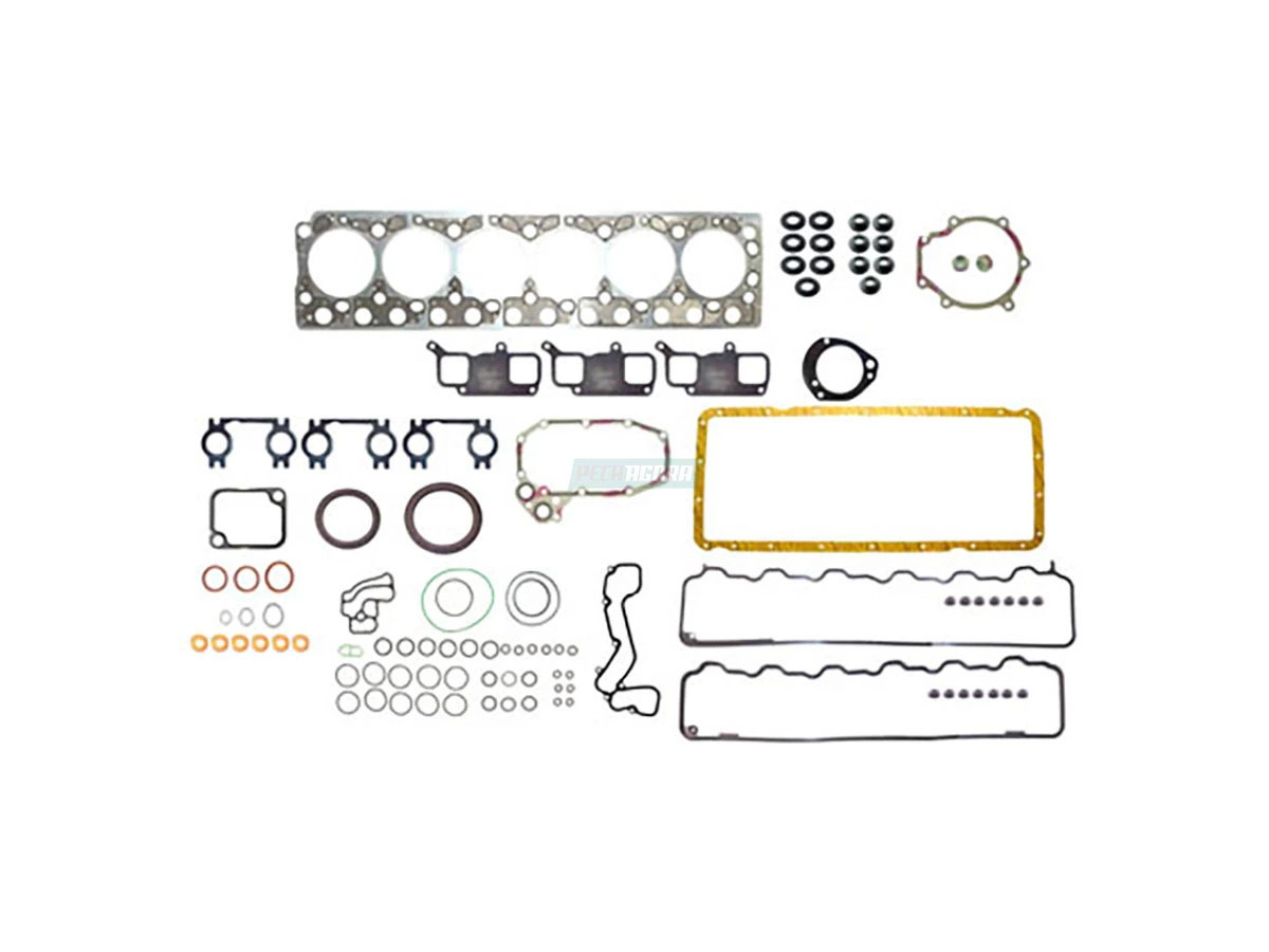 JOGO JUNTA MOTOR OM926 COMPLETO FIBRA REFORCADA MB ATEGO 1728 1726 1729 2426 243