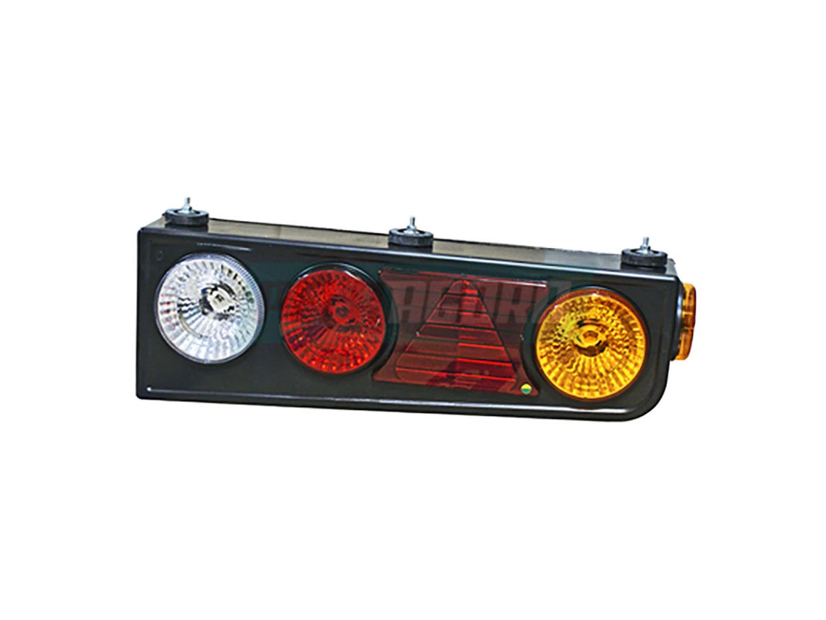 LANTERNA TRASEIRA COMPLETA LD C TRIANGULO RANDON 2004> TRICOLOR COM TRIANGULO (4