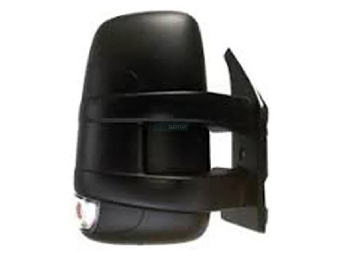 ESPELHO RETROVISOR LD MANUAL CURTO PARA IVECO DAILY COM LAMPADA (388-IVD001MDL-I