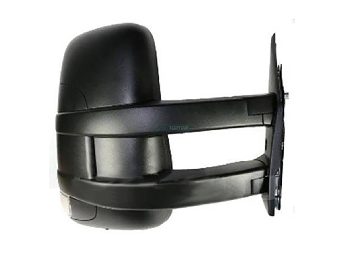 ESPELHO RETROVISOR LD MANUAL LONGO PARA IVECO DAILY COM LAMPADA (388-IVD001MDL-L