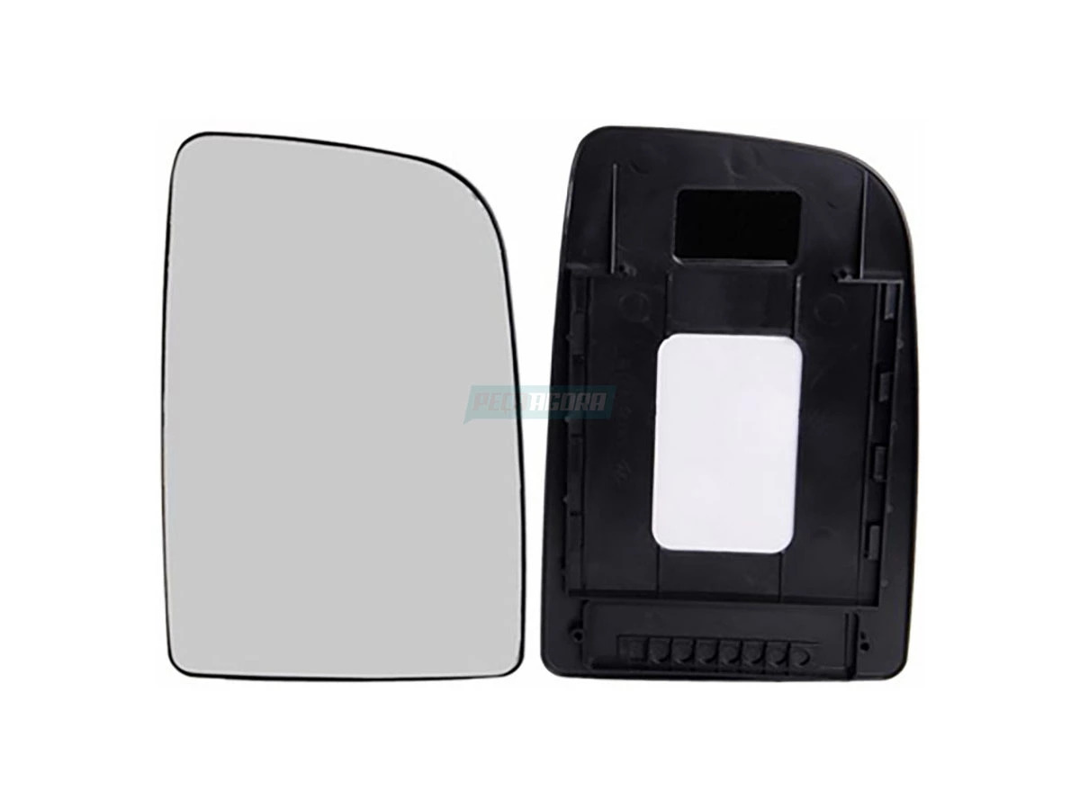 VIDRO ESPELHO RETROVISOR LD SPRINTER SEM AQUECEDOR, COM BASE, QUADRADO 2012/... 