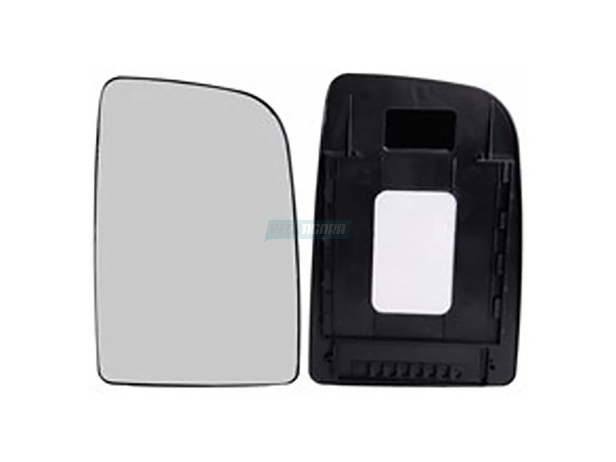 VIDRO ESPELHO RETROVISOR LE SPRINTER SEM AQUECEDOR, COM BASE, QUADRADO 2012/... 