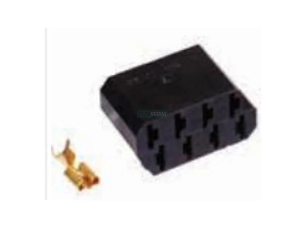 KIT CONECTOR PARA SCANIA MBB 8V MB PARA SCANIA KIT CONECTOR DE 8 VIAS COM TERMIN