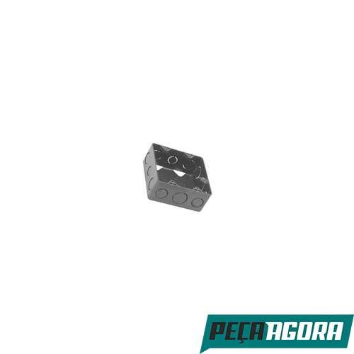 CAIXA DE LUZ PLAST.PRETA 4X4 AMANCO PACOTE C/ 20 (19671CC)