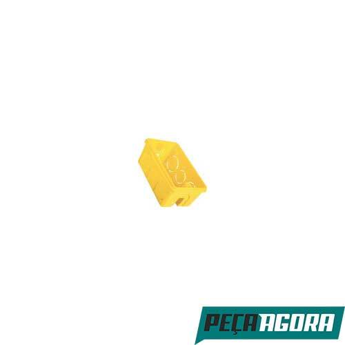 CAIXA DE LUZ PLAST.ROMA AMARELA 4X2 EPL C/ 24 (20300CC)