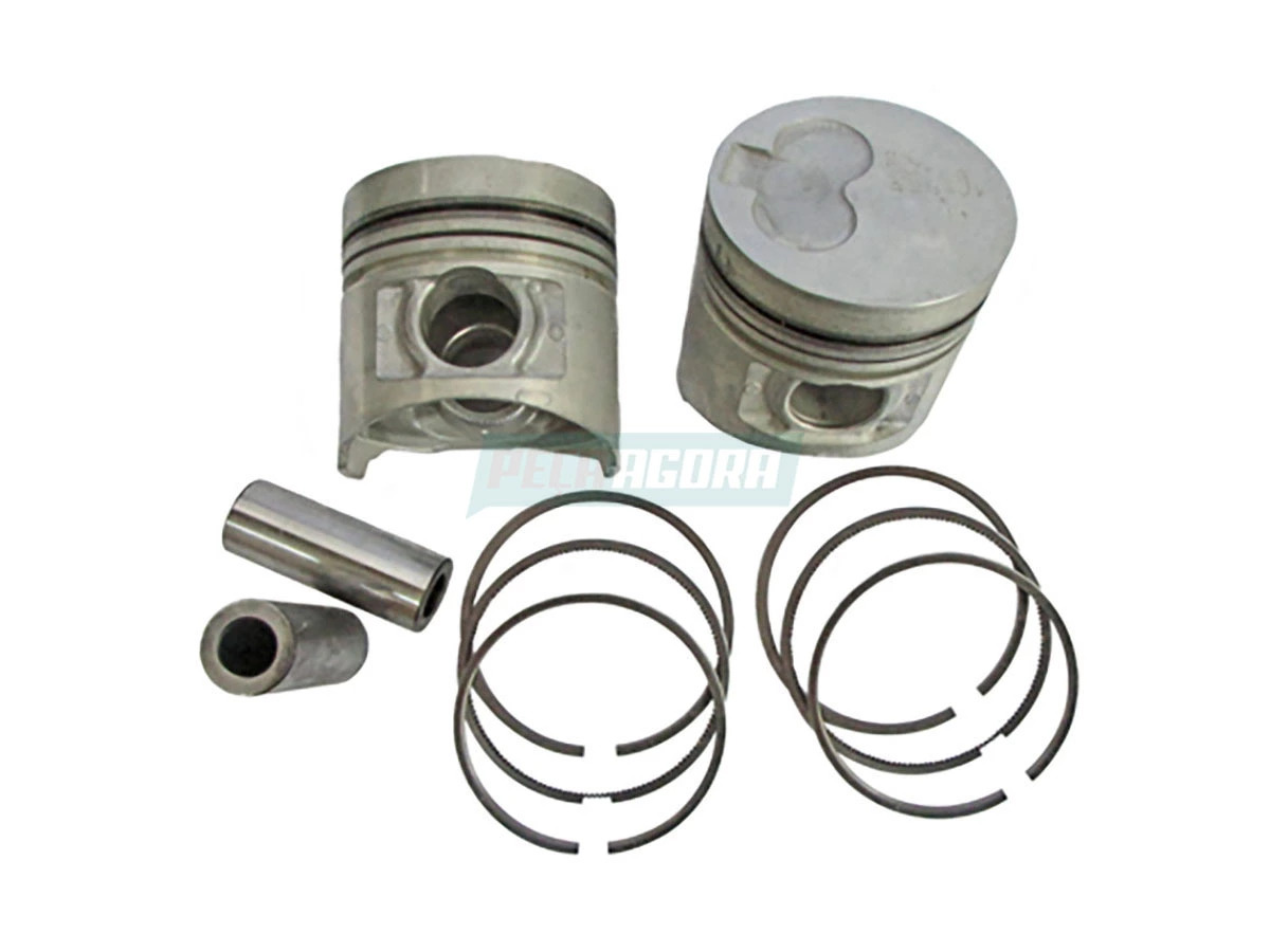 PISTAO MOTOR 0,50 HYUNDAI HR EURO 3 EMBALAGEM 2 PECAS PISTAO PARA 1 E 3 CIL PIST