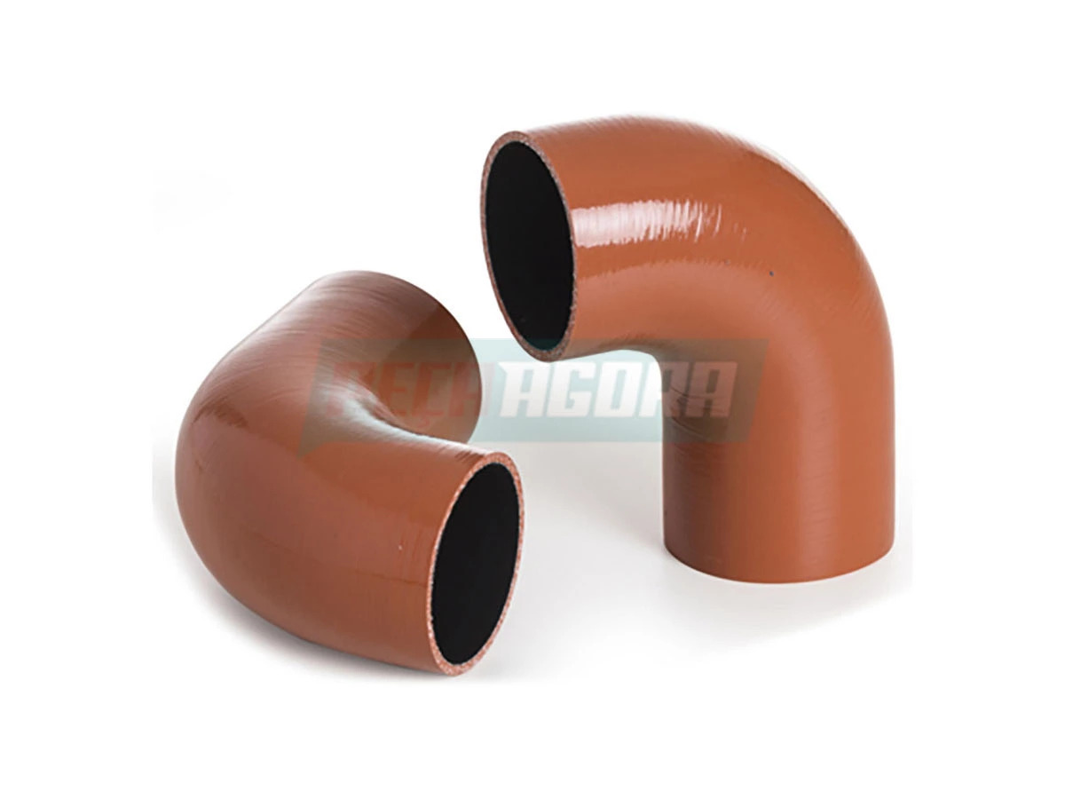 MANGUEIRA INTERCOOLER SILICONE COTOVELO VERMELHA SAIDA AGRALE VOLARE (6021101023