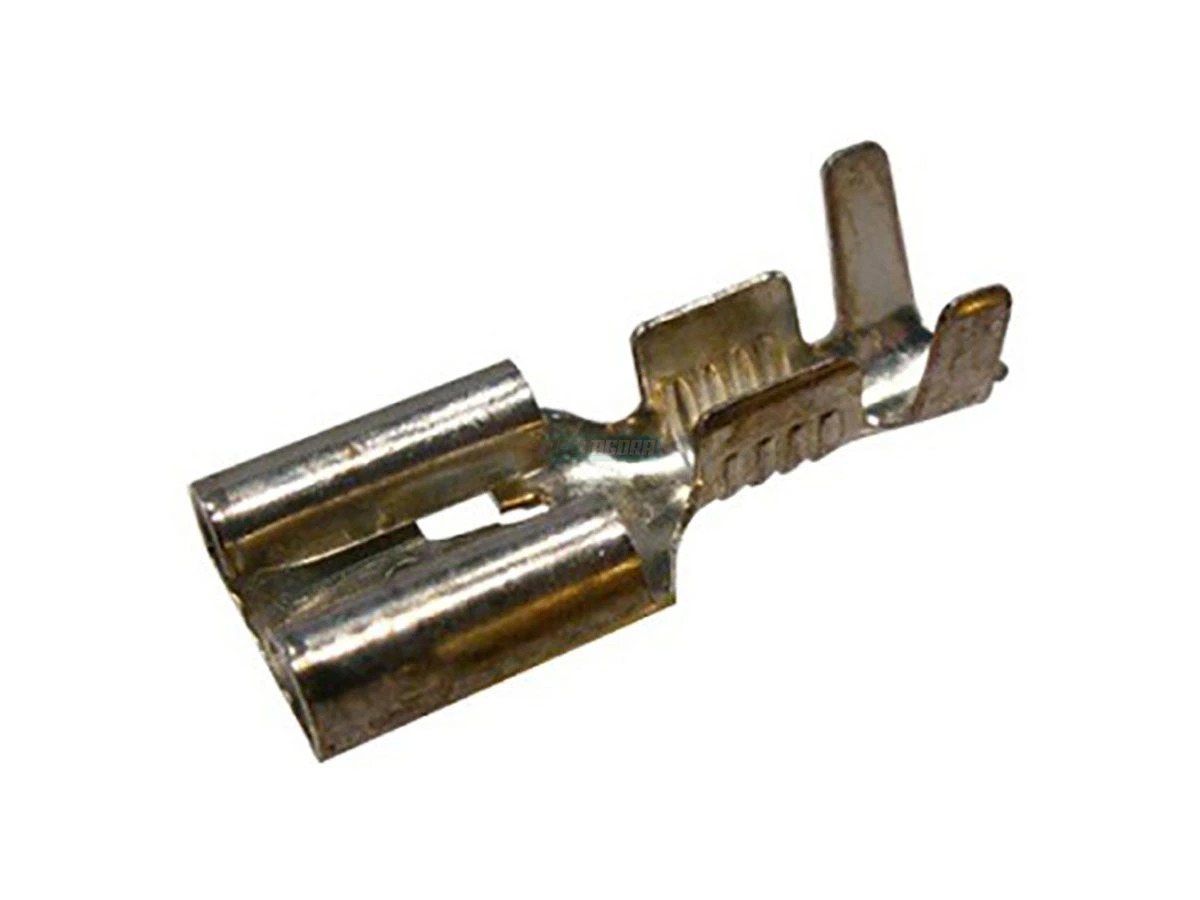 TERMINAL FEMEA 6.3 COM TRAVA FIO 0,75 - 2,5 ESTANHADO (ETE7020AE)