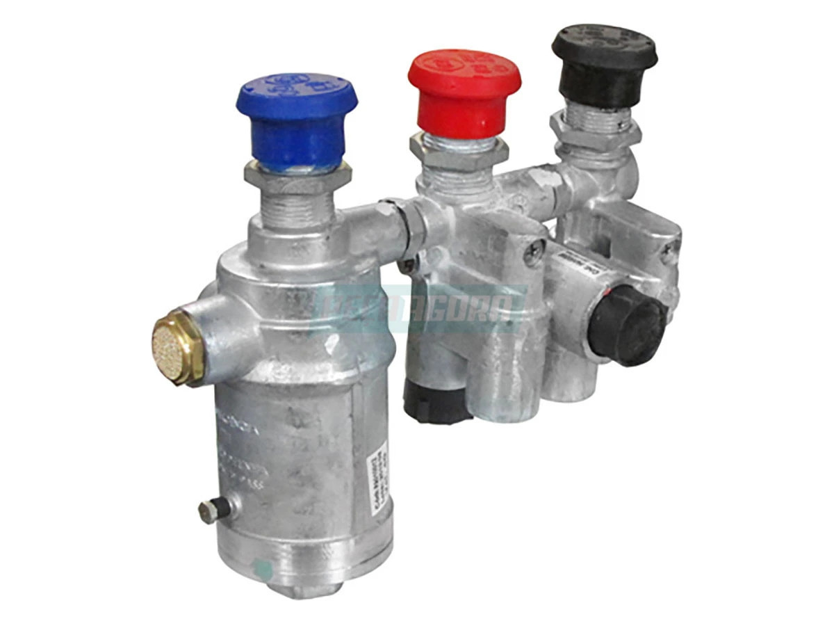 PAINEL 3 VALVULAS 4G CONJUNTO DO PAINEL 3 TRES VALVULAS FUNCAO DESFRENAGEM COM E