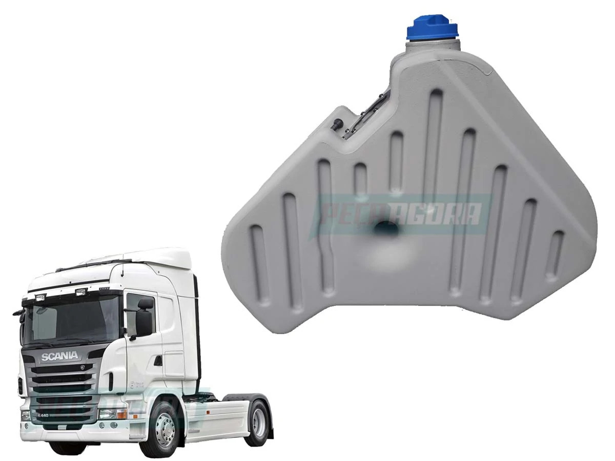TANQUE RESERVATORIO ARLA 32 PARA SCANIA R420 R440 2012 A 2018 SEM CHAPA 50L (215