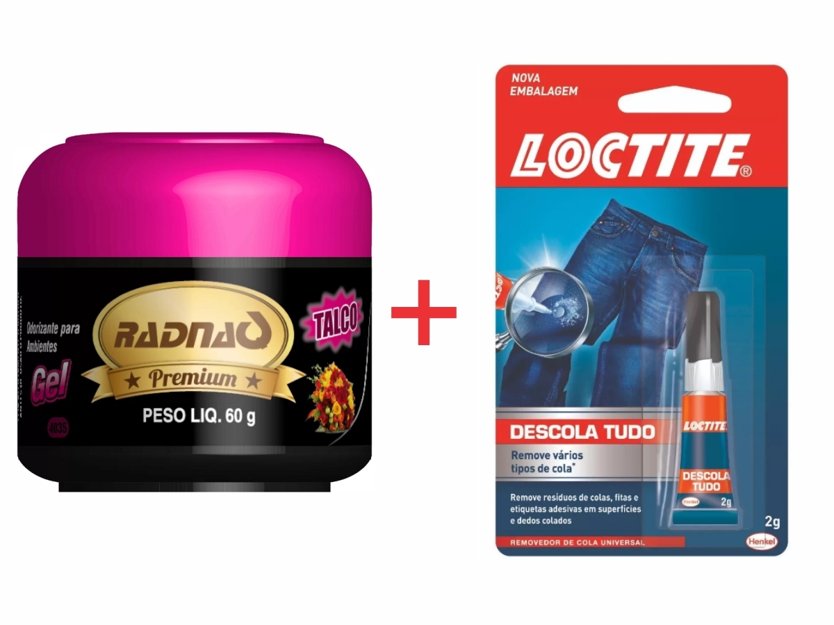 KIT 1 CHEIRINHO AROMATIZANTE + 1 DESCOLA TUDO 2GR (K.00079)